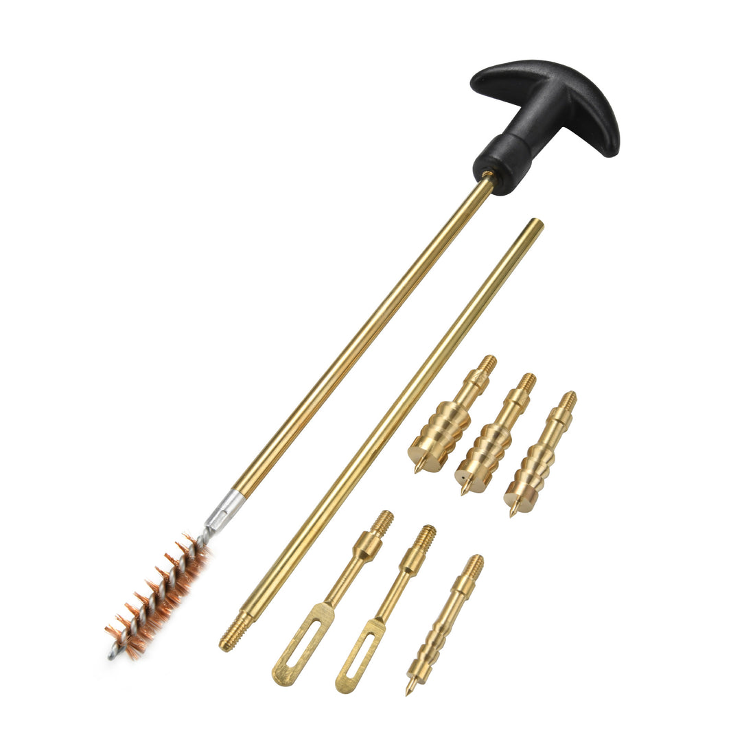 GUN CLEANING KIT, GUN BRUSH, Cleaner for All Guns, Gun Brushes with Reinforced Brass Rods, Brass Jags and Bronze Brushes Gun Acceesories Gifts for Men